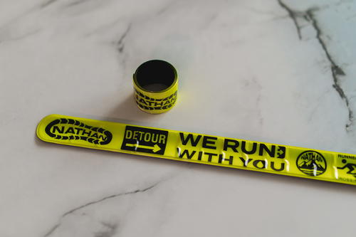 We run with you wristband.