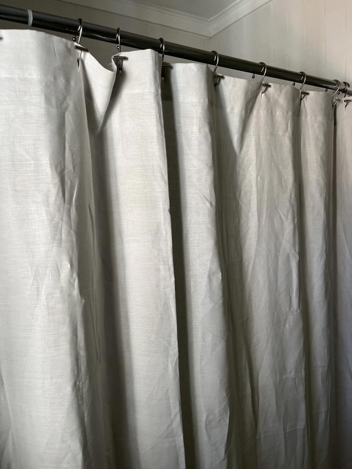 Quince Shower Curtain Review: Upgrading My Bathrooms